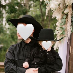 Ariat Kids Cowboy Hat Size Medium – 100% Wool